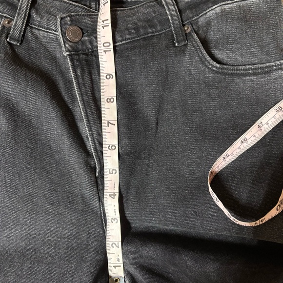 Abercrombie & Fitch The 90s Slim Straight Ultra High Rise Black Jeans size 10/30 - Picture 12 of 14